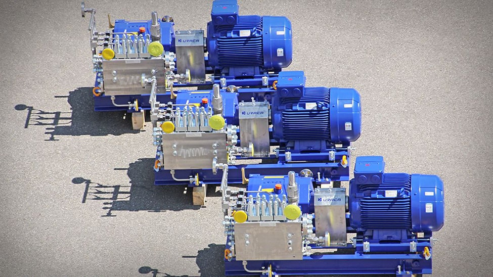 URACA P3-19G агрегати за преработващата промишленост – малки, но мощни помпени агрегати - Аква Джет